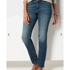 J. Jill Women's Straight Leg Jeans - Blue